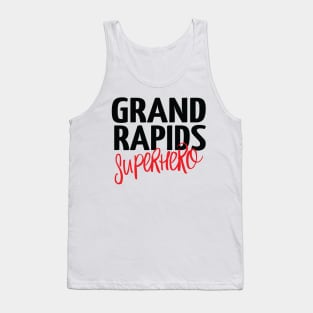 Grand Rapids Superhero Michigan Raised Me Tank Top